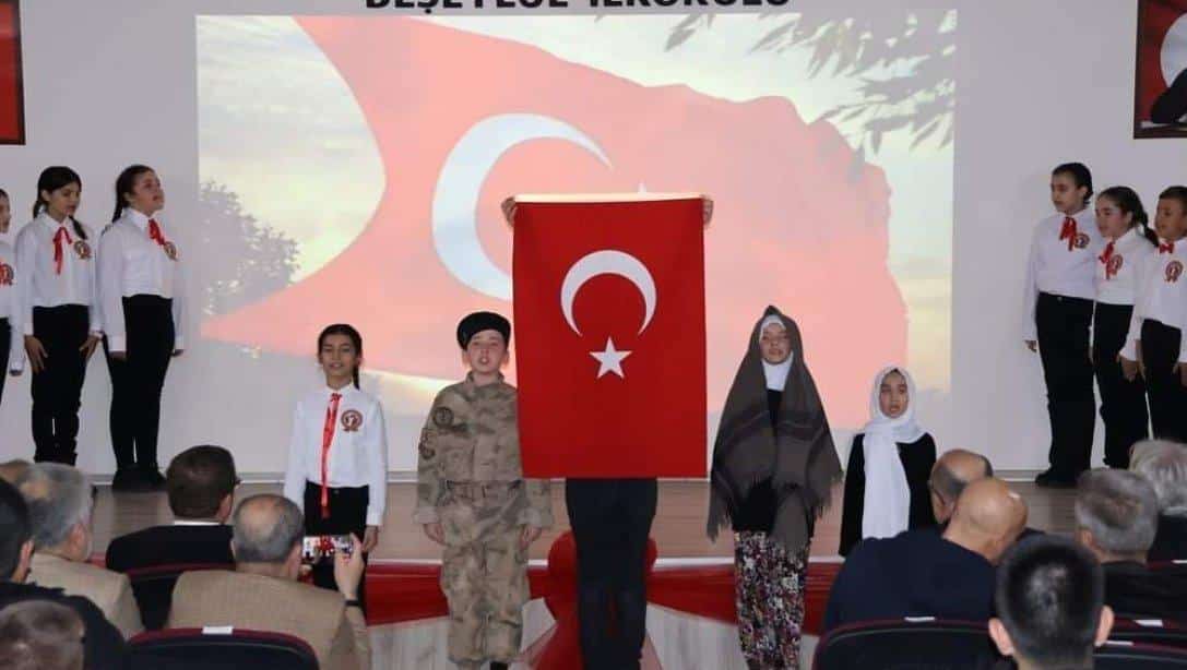 12 Mart İstiklal Marşı'nın Kabulü ve Mehmet Akif Ersoy'u Anma Günü Coşkuyla Kutlandı
